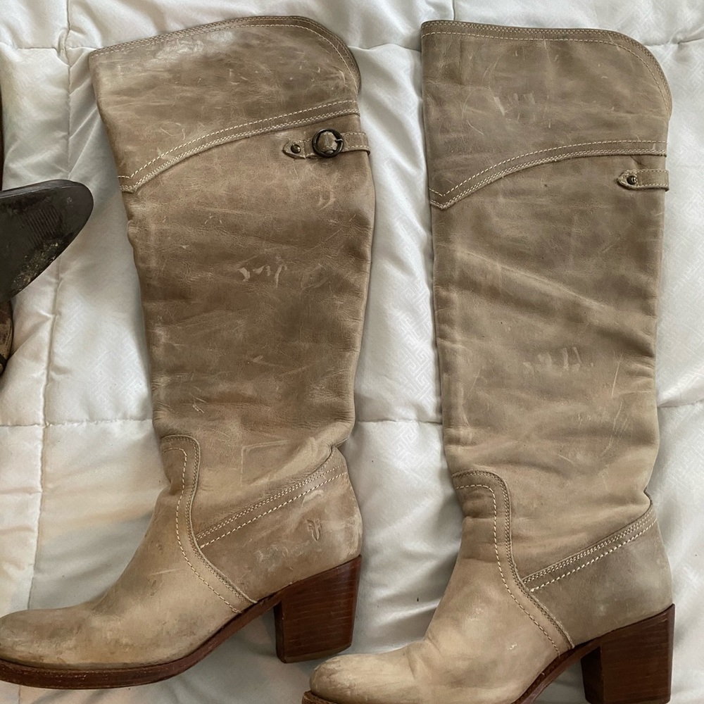 Over the knee Frye boots